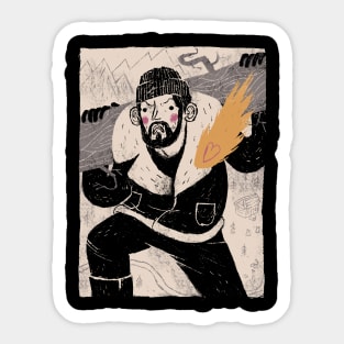 Hearts on fire Sticker